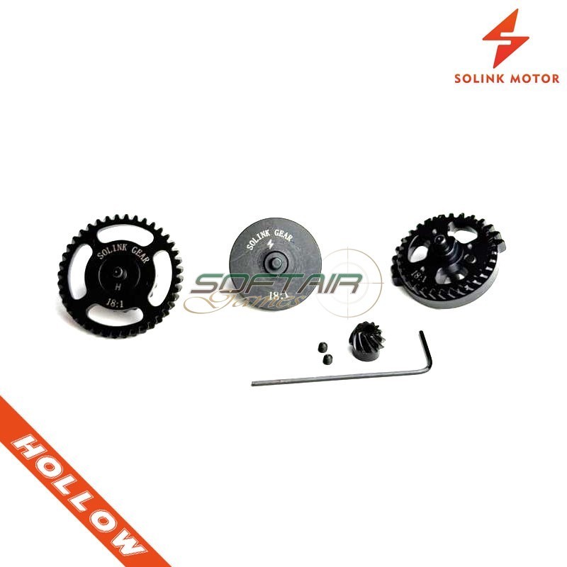 Gear Set 18:1 V2/V3 Helical + Pinion Solink (SM-181-H-HOLLOW) Gear Set 18:1 V2/V3 Helical + Pinion Solink (SM-181-H-HOLLOW)