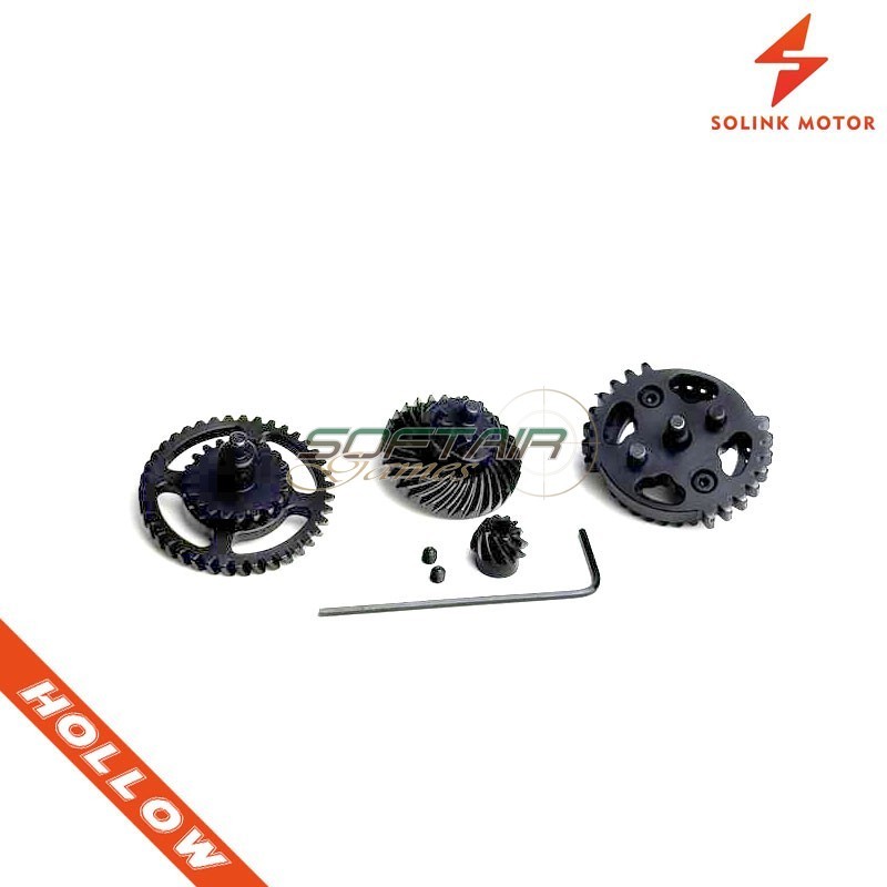 Set Ingranaggi DSG V2/V3 Elicoidali + Pinione Solink (SM-DGS-H-HOLLOW) Set Ingranaggi DSG V2/V3 Elicoidali + Pinione Solink (SM-DGS-H-HOLLOW)