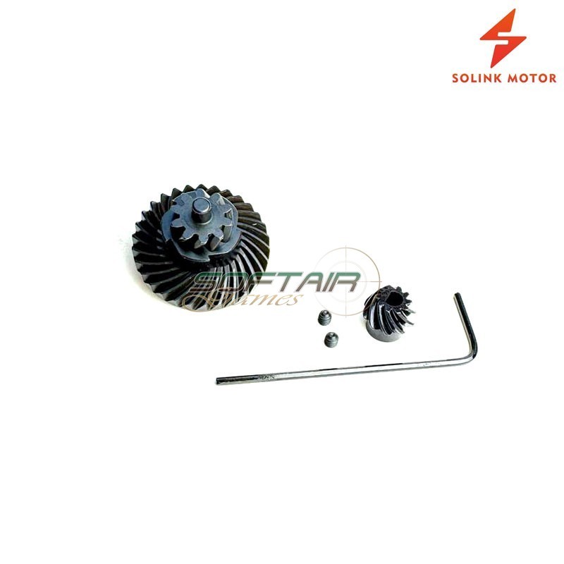 Helical Bevel Gear Set + Pinion for 12:1 – 16:1 Solink (SM-SL-001-NEW-A) Helical Bevel Gear Set + Pinion for 12:1 – 16:1 Solink (SM-SL-001-NEW-A)