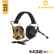 M32X PLUS Cuffie Noise-cancelling COYOTE BROWN Earmor (M32-X-PLUS-CB) M32X PLUS Cuffie Noise-cancelling COYOTE BROWN Earmor (M32-X-PLUS-CB)