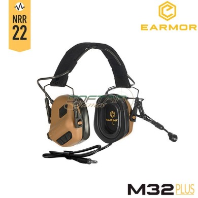 M32 PLUS Cuffie Noise-cancelling COYOTE BROWN Earmor (M32-PLUS-CB)