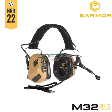 M32 PLUS Cuffie Noise-cancelling TAN Earmor (M32-PLUS-TAN)