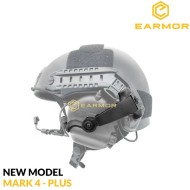 Helmet adapter BLACK Tactical arm M16A for M32 Mark 4 / PLUS series Earmor (ea-m16a-bk)