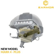 Helmet adapter COYOTE BROWN Tactical arm M16A for M32 Mark 4 / PLUS series Earmor (ea-m16a-fg)