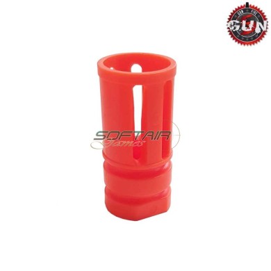 Orange Flash Hider For Rifle Ccw Type 1 Gun Five (gf-m351)