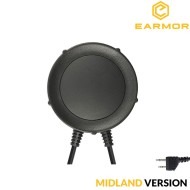 Tactical PTT M55 for MIDLAND Round Plate Design Earmor (ea-m55-midland)
