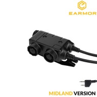 Tactical Dual-Comm PPT M56 for MIDLAND Earmor (ea-m56-mid-u174)