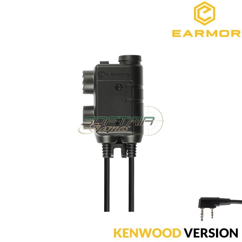 Tactical PPT Dual-Comm M56 per KENWOOD Earmor (ea-m56-ken-u174)