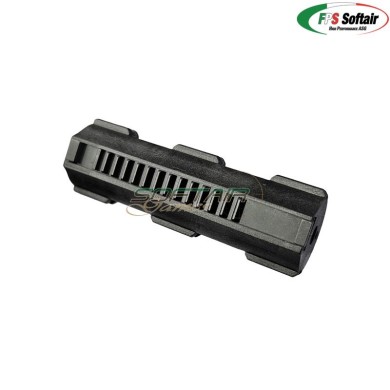 NEW ZERO-SHOCK Carbon Fiber Lightened Fps Airsoft Piston Full Metal Teeth FPS (fps-pm03cf+)