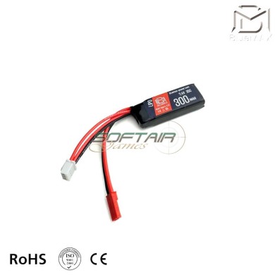 Lipo Battery JST Connector 7.4v X 300mah 35c HPA Micro Type BlueMax-Power® (2051)