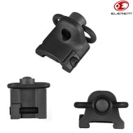 Rail Mount Hand Stop BLACK Element (ex249-bk)