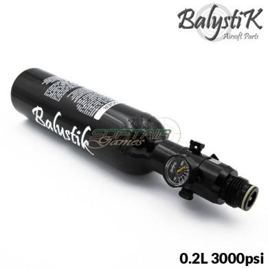 Bombola HPA Alu da 0.2L 3000psi con HP preset Balystik (BA-HPA-13CI-800)