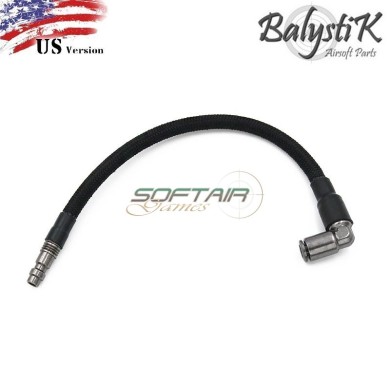 Linea intrecciata NERA 250mm Connettore US per HPA Balystik (BA-HPA-GSLBK-US)