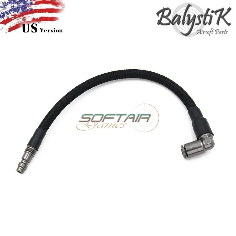 Braided line BLACK 250mm US Connector for HPA Balystik (BA-HPA-GSLBK-US)