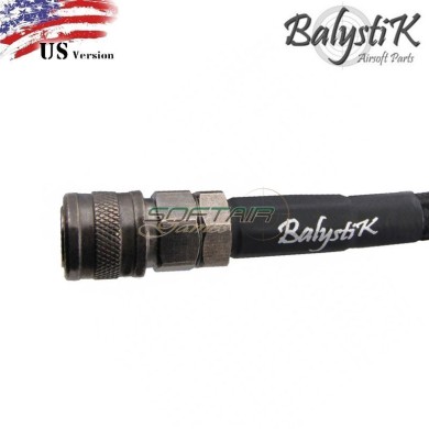 PREMIUM Braided line BLACK 100cm US Connector for HPA Balystik (BA-HPA-BLPBK-US)