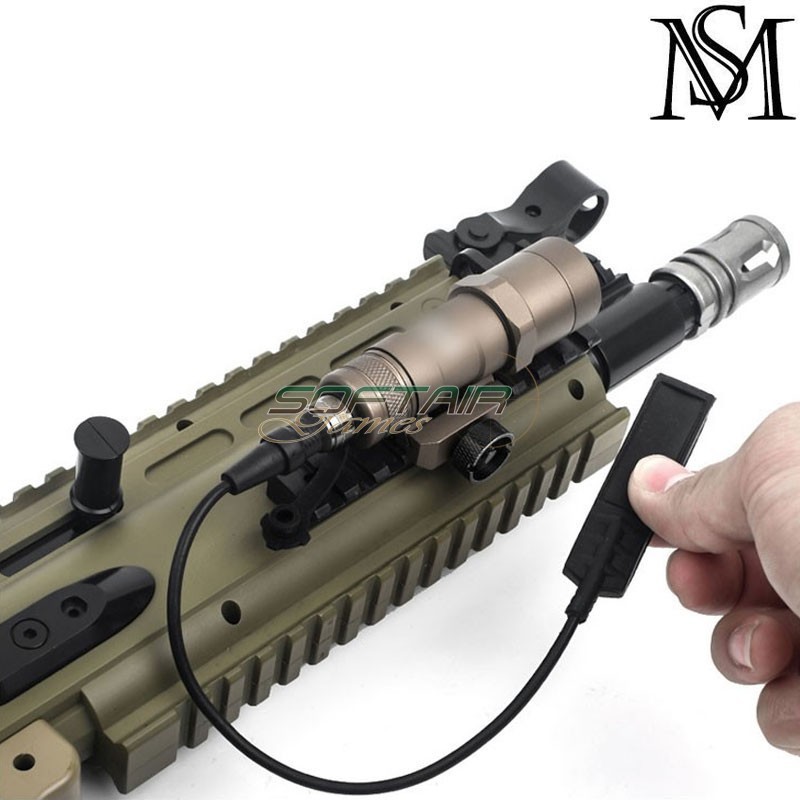 Flashlight M300B SF Mini scout two control DARK EARTH Mil-Sim (MS-4023-DE) Flashlight M300B SF Mini scout two control DARK EARTH Mil-Sim (MS-4023-DE)