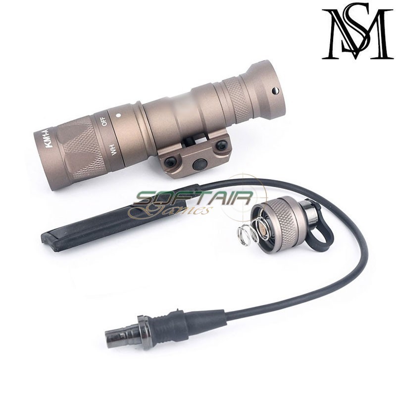 Torcia M300W SF Mini scout two control kit DARK EARTH Mil-Sim (MS-385-DE)