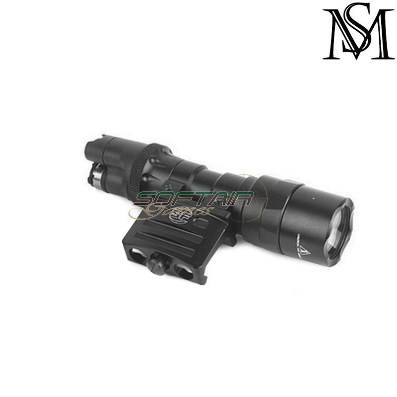 Torcia M312 SF C/RM45 Offset mount BLACK Mil-Sim (MS-441-BK)