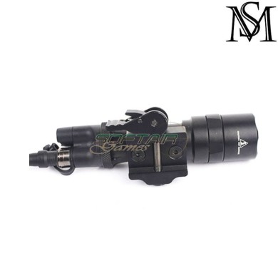 Flashlight M322 SF C/ADM mount BLACK Mil-Sim (MS-442-BK)