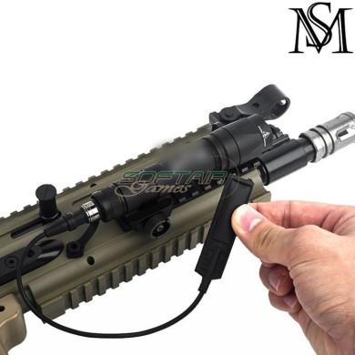 Flashlight M600C SF Mini scout BLACK Mil-Sim (MS-4044-BK)
