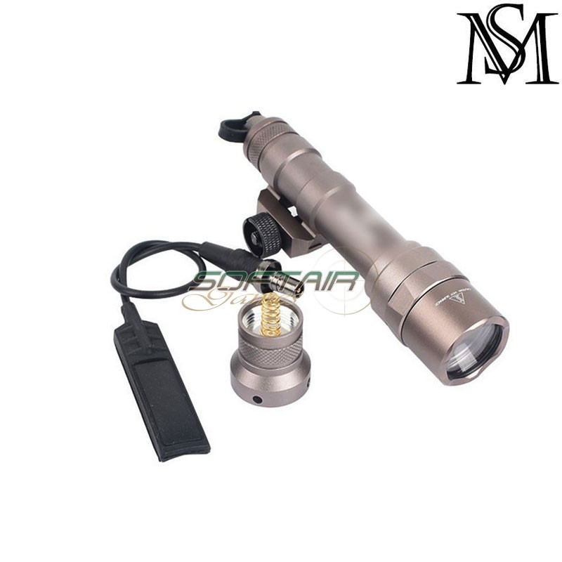 Flashlight M600U SF Mini scout two control kit DARK EARTH Mil-Sim (MS-356-DE) Flashlight M600U SF Mini scout two control kit DARK EARTH Mil-Sim (MS-356-DE)