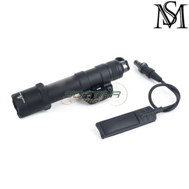 Flashlight M600B SF Mini scout BLACK Mil-Sim (MS-4037-BK)