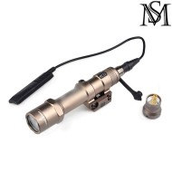 Flashlight M600B SF Mini scout two control kit DARK EARTH Mil-Sim (MS-410-DE) Flashlight M600B SF Mini scout two control kit DARK EARTH Mil-Sim (MS-410-DE)