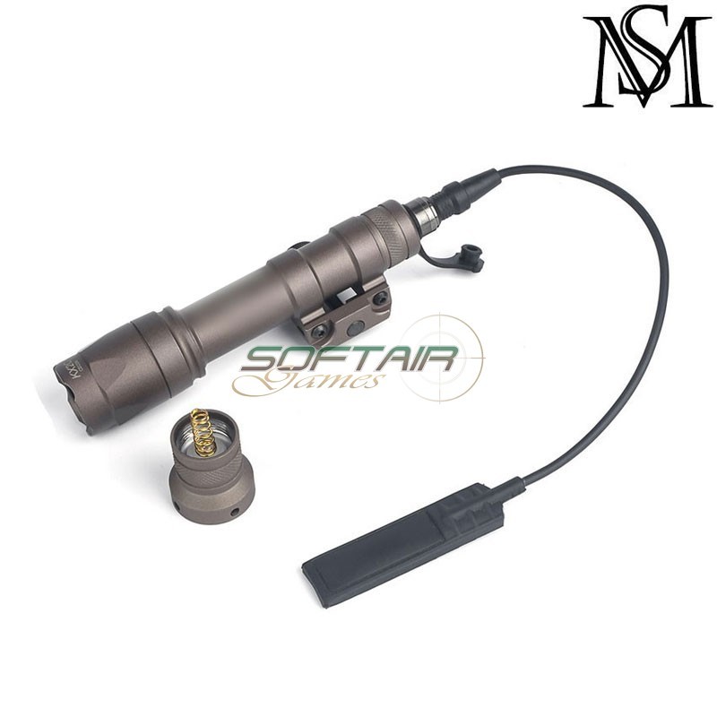 Flashlight M600C SF Mini scout two control kit DARK EARTH Mil-Sim (MS-072-DE) Flashlight M600C SF Mini scout two control kit DARK EARTH Mil-Sim (MS-072-DE)