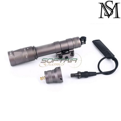 Flashlight M600W SF Scout two control kit DARK EARTH Mil-Sim (MS-377-DE)