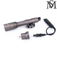 Flashlight M600W SF Scout two control kit DARK EARTH Mil-Sim (MS-377-DE) Flashlight M600W SF Scout two control kit DARK EARTH Mil-Sim (MS-377-DE)