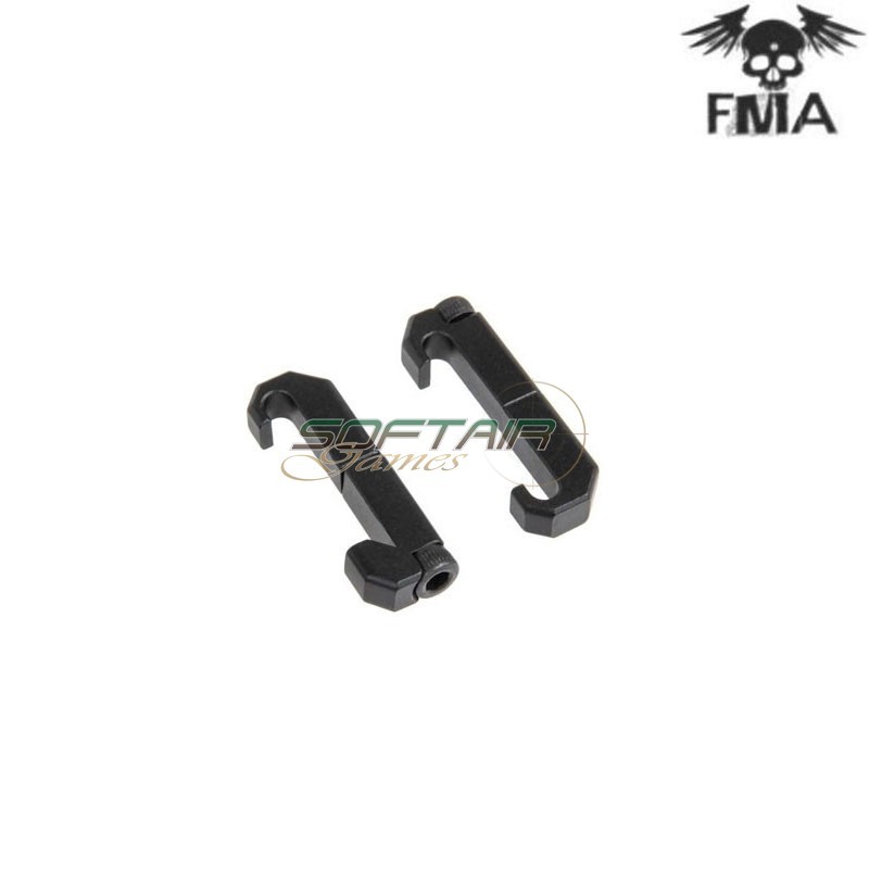 Wire guide system Type B BLACK ARS. style for 20mm Rail FMA (fma-tb1427-B)