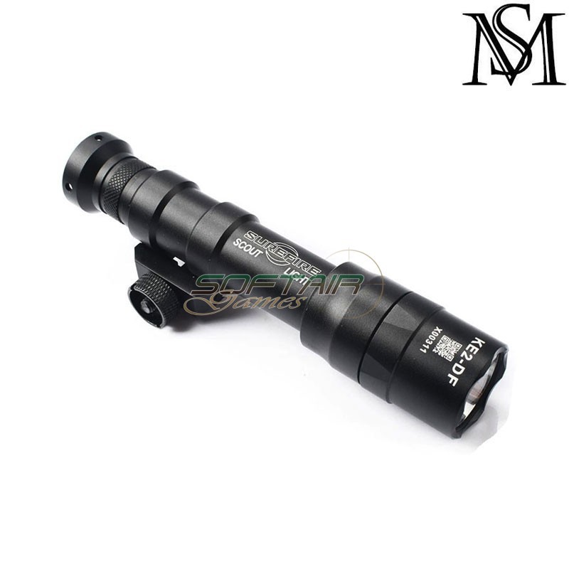 Torcia M600DF SF Scout two control kit BLACK Mil-Sim (MS-4001-BK)