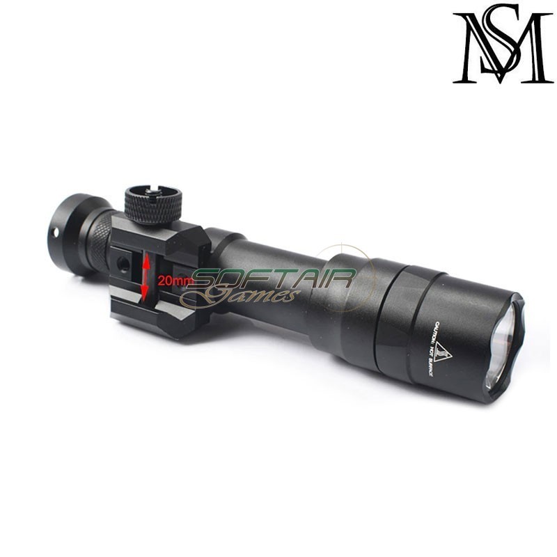 Flashlight M600DF SF Scout two control kit BLACK Mil-Sim (MS-4001-BK) Flashlight M600DF SF Scout two control kit BLACK Mil-Sim (MS-4001-BK)