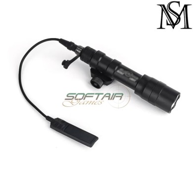 Flashlight M600DF SF Scout BLACK Mil-Sim (MS-4046-BK)