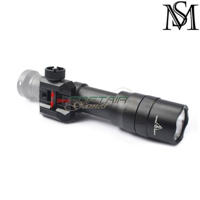 Flashlight M600DF SF Scout BLACK Mil-Sim (MS-4046-BK)