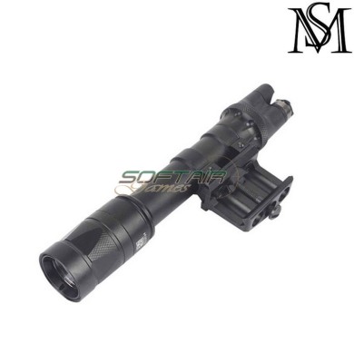 Torcia M612V SF C/RM45 Offset mount BLACK Mil-Sim (MS-445-BK)