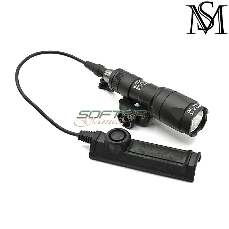 Flashlight M300A SF Mini scout double remote BLACK Mil-Sim (MS-4006-BK) Flashlight M300A SF Mini scout double remote BLACK Mil-Sim (MS-4006-BK)