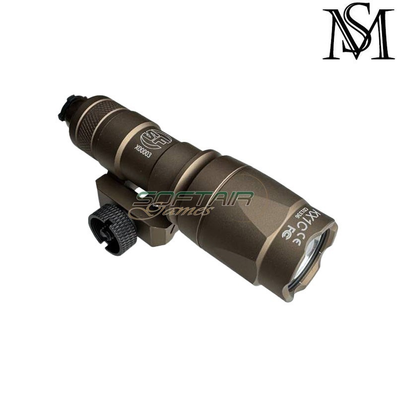 Torcia M300A SF Mini scout double remote DARK EARTH Mil-Sim (MS-4006-DE)