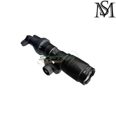 Flashlight M300A SF Mini SL07 Scout Dual Switch BLACK Mil-Sim (MS-4014-BK)