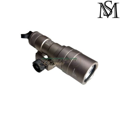 Flashlight M300C SF Mini scout double remote DARK EARTH Mil-Sim (MS-4021-DE)