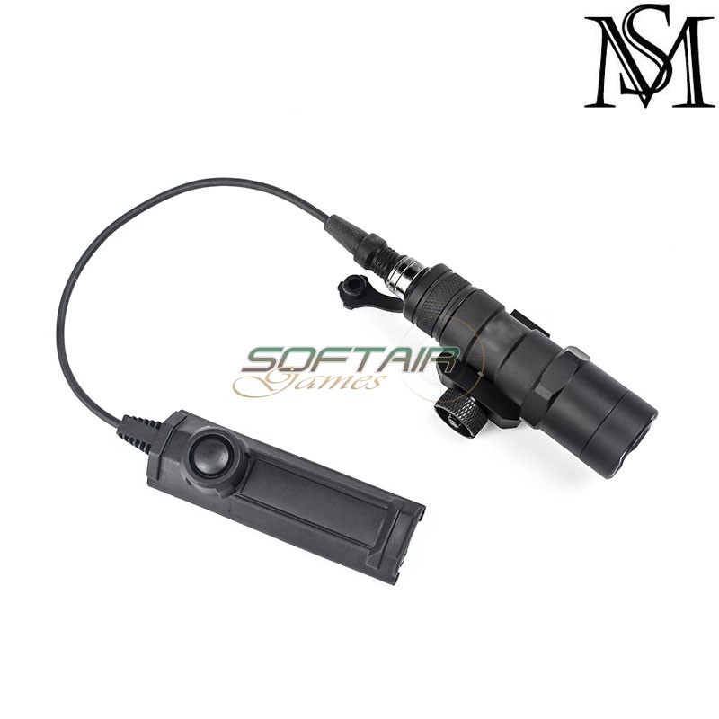 Flashlight M300B SF Mini scout double remote BLACK Mil-Sim (MS-4035-BK) Flashlight M300B SF Mini scout double remote BLACK Mil-Sim (MS-4035-BK)