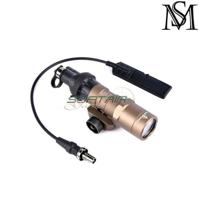 Flashlight M300B SF Mini scout SL07 Scout Dual Switch DARK EARTH Mil-Sim (MS-4036-DE)