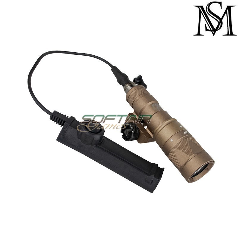 Torcia M300W SF Mini scout double remote DARK EARTH Mil-Sim (MS-4010-DE)