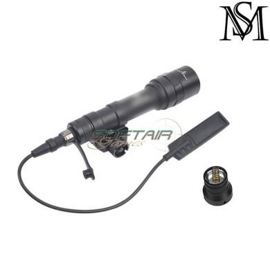 Flashlight M600U SF Mini scout two control kit BLACK Mil-Sim (MS-356-BK)
