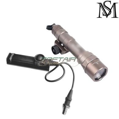 Flashlight M600U SF Mini scout double remote DARK EARTH Mil-Sim (MS-4042-DE)