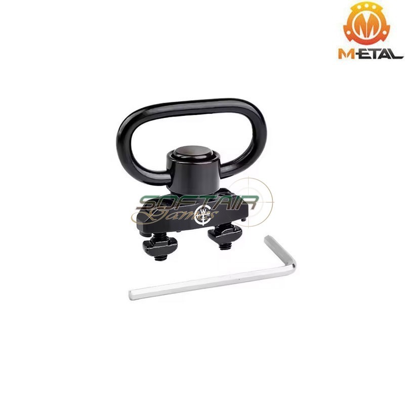 QD Sling ring Rotation Limited LC Metal® (ME04022-BK) QD Sling ring Rotation Limited LC Metal® (ME04022-BK)