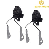 Set 2 Team Wendy EXFIL 3.0 Helmet Rail Attachment Kit Earmor (ea-m12-qd) Set 2 Team Wendy EXFIL 3.0 Helmet Rail Attachment Kit Earmor (ea-m12-qd)