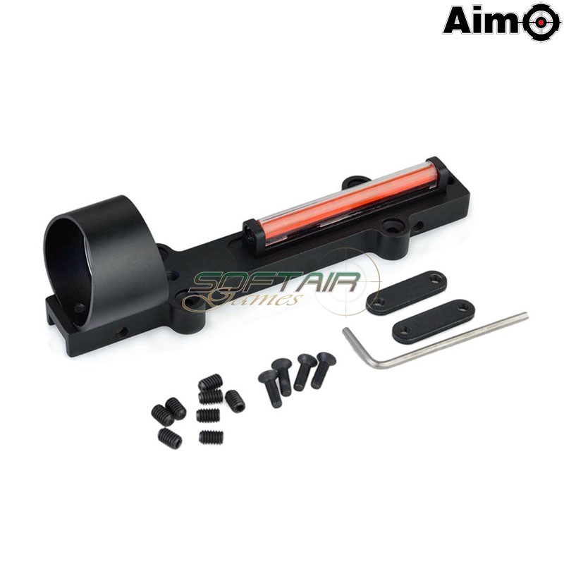 1X28 Collimeter Sight Optic Fiber for shotguns  Aim-O (ao3042-bk)