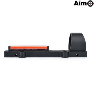 1X28 Collimeter Sight Optic Fiber per fucile a pompa Aim-O (ao3042-bk)