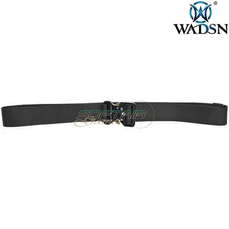 Tactical Belt BLACK with Heavy Duty Buckle WADSN (WB-0003-BK)